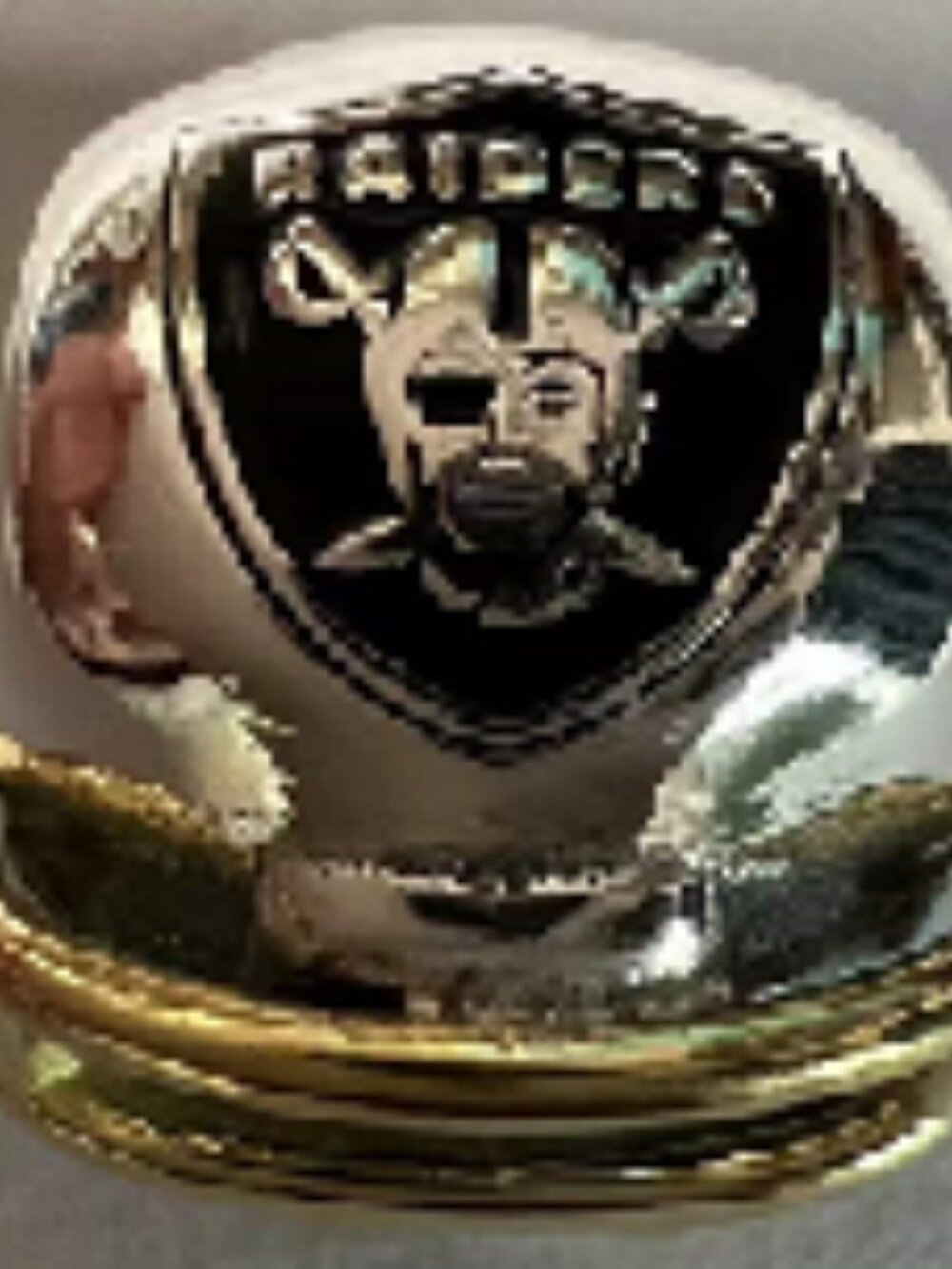 Pandora Las Vegas Raiders Football Helmet Bead Charm